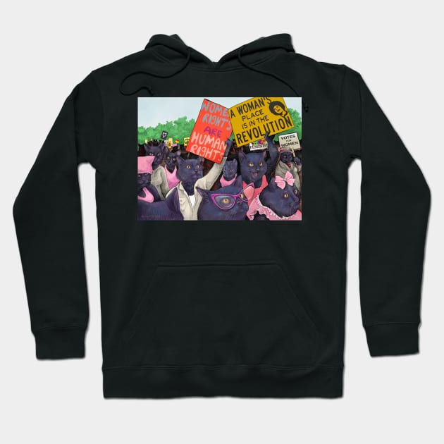 Black Kat Theatre Women's March Hoodie by Black Kat Theatre